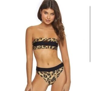 Pilyq High Waist Bikini Bottom Jungle - S